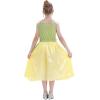 imageWonderBabe Princess Costume Girls Green Frog Dress Kids Dress Up Fancy Halloween Birthday Party Fairy Outfits 38TGreen Dress7 Piece Set