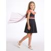 imageWonderBabe Princess Costume Toddlers Girls Dress Kids Halloween Birthday Party Dress up Outfit with CapeBrown