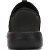 imageKUBUA Slippers for Men and Womens Indoor House Shoes Plush Slip on Outdoor Garden LoafersA Black