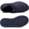 imageKUBUA Slippers for Men and Womens Indoor House Shoes Plush Slip on Outdoor Garden LoafersDark Blue