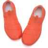 imageKUBUA Slippers for Men and Womens Indoor House Shoes Plush Slip on Outdoor Garden LoafersOrange