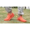 imageKUBUA Slippers for Men and Womens Indoor House Shoes Plush Slip on Outdoor Garden LoafersOrange