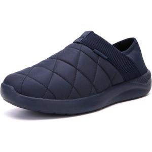 imageKUBUA Slippers for Men and Womens Indoor House Shoes Plush Slip on Outdoor Garden LoafersDark Blue