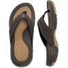 imageKUBUA Mens Beach FlipFlops Water Sandals Outdoor Athletic Thong Sandal SlippersDark Brown