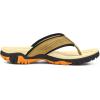 imageKUBUA Mens Beach FlipFlops Water Sandals Outdoor Athletic Thong Sandal SlippersKhaki Orange