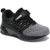 imageKUBUA Kids Sneakers for Boys Girls Running Tennis Shoes Lightweight Breathable Sport AthleticBlack Grey B