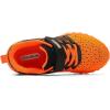 imageKUBUA Kids Sneakers for Boys Girls Running Tennis Shoes Lightweight Breathable Sport AthleticBlack Orange
