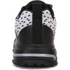 imageKUBUA Kids Sneakers for Boys Girls Running Tennis Shoes Lightweight Breathable Sport AthleticBlack White B