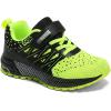 imageKUBUA Kids Sneakers for Boys Girls Running Tennis Shoes Lightweight Breathable Sport AthleticBlackGreen