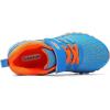 imageKUBUA Kids Sneakers for Boys Girls Running Tennis Shoes Lightweight Breathable Sport AthleticBlue Orange a