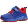 imageKUBUA Kids Sneakers for Boys Girls Running Tennis Shoes Lightweight Breathable Sport AthleticBlue Red a