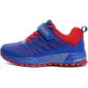 imageKUBUA Kids Sneakers for Boys Girls Running Tennis Shoes Lightweight Breathable Sport AthleticBlue Red a