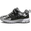 imageKUBUA Kids Sneakers for Boys Girls Running Tennis Shoes Lightweight Breathable Sport AthleticCamouflage Grey a