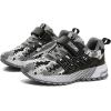imageKUBUA Kids Sneakers for Boys Girls Running Tennis Shoes Lightweight Breathable Sport AthleticCamouflage Grey a