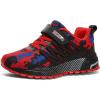 imageKUBUA Kids Sneakers for Boys Girls Running Tennis Shoes Lightweight Breathable Sport AthleticCamouflage Red a