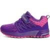 imageKUBUA Kids Sneakers for Boys Girls Running Tennis Shoes Lightweight Breathable Sport AthleticPurple B
