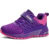 imageKUBUA Kids Sneakers for Boys Girls Running Tennis Shoes Lightweight Breathable Sport AthleticPurple B