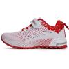 imageKUBUA Kids Sneakers for Boys Girls Running Tennis Shoes Lightweight Breathable Sport AthleticWhite Red