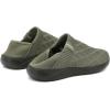 imageKUBUA Mens Womens Slippers Indoor Lightweight House Shoes Outdoor Breathable Slip on LoafersA Black Green