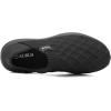 imageKUBUA Mens Womens Slippers Indoor Lightweight House Shoes Outdoor Breathable Slip on LoafersBlack