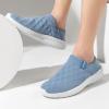 imageKUBUA Mens Womens Slippers Indoor Lightweight House Shoes Outdoor Breathable Slip on LoafersBlue