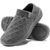 imageKUBUA Mens Womens Slippers Indoor Lightweight House Shoes Outdoor Breathable Slip on LoafersDark Grey