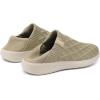 imageKUBUA Mens Womens Slippers Indoor Lightweight House Shoes Outdoor Breathable Slip on LoafersKhaki