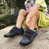 imageKUBUA Barefoot Shoes for Kids Boys Girls Minimalist Zero Drop Sneakers Toddler Little Big KidB Black Blue