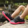 imageKUBUA Barefoot Shoes for Kids Boys Girls Minimalist Zero Drop Sneakers Toddler Little Big KidB Black Pink