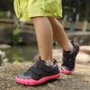imageKUBUA Barefoot Shoes for Kids Boys Girls Minimalist Zero Drop Sneakers Toddler Little Big KidB Black Pink