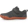 imageKUBUA Boys Girls Sneakers Kids Barefoot Shoes Comfort AntiSlip Walking Shoes for Indoor Outdoor Toddler Little Big KidDark Grey