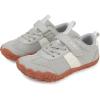 imageKUBUA Boys Girls Sneakers Kids Barefoot Shoes Comfort AntiSlip Walking Shoes for Indoor Outdoor Toddler Little Big KidLight Grey
