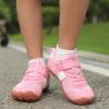 imageKUBUA Boys Girls Sneakers Kids Barefoot Shoes Comfort AntiSlip Walking Shoes for Indoor Outdoor Toddler Little Big KidPink