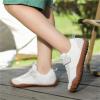 imageKUBUA Boys Girls Sneakers Kids Barefoot Shoes Comfort AntiSlip Walking Shoes for Indoor Outdoor Toddler Little Big KidWhite