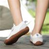 imageKUBUA Boys Girls Sneakers Kids Barefoot Shoes Comfort AntiSlip Walking Shoes for Indoor Outdoor Toddler Little Big KidWhite