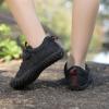imageKUBUA Kids Barefoot Shoes Boys Girls Sneakers Naturally Splay Shoes Toddler Little Big KidA Black