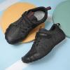 imageKUBUA Kids Barefoot Shoes Boys Girls Sneakers Naturally Splay Shoes Toddler Little Big KidA Black