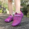 imageKUBUA Kids Barefoot Shoes Boys Girls Sneakers Naturally Splay Shoes Toddler Little Big KidA Purple