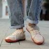 imageKUBUA Kids Barefoot Shoes Boys Girls Sneakers Naturally Splay Shoes Toddler Little Big KidB Beige