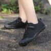 imageKUBUA Kids Barefoot Shoes Boys Girls Sneakers Naturally Splay Shoes Toddler Little Big KidB Black