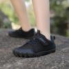 imageKUBUA Kids Barefoot Shoes Boys Girls Sneakers Naturally Splay Shoes Toddler Little Big KidB Black