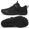 imageKUBUA Kids Barefoot Shoes Boys Girls Sneakers Naturally Splay Shoes Toddler Little Big KidB Black