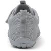 imageKUBUA Kids Barefoot Shoes Boys Girls Sneakers Naturally Splay Shoes Toddler Little Big KidB Grey
