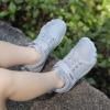 imageKUBUA Kids Barefoot Shoes Boys Girls Sneakers Naturally Splay Shoes Toddler Little Big KidB Grey