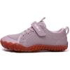 imageKUBUA Kids Barefoot Shoes Boys Girls Sneakers Naturally Splay Shoes Toddler Little Big KidB Light Purple