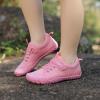 imageKUBUA Kids Barefoot Shoes Boys Girls Sneakers Naturally Splay Shoes Toddler Little Big KidB Pink