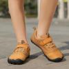 imageKUBUA Kids Barefoot Shoes Boys Girls Sneakers Naturally Splay Shoes Toddler Little Big KidC Camel