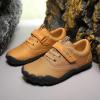 imageKUBUA Kids Barefoot Shoes Boys Girls Sneakers Naturally Splay Shoes Toddler Little Big KidC Camel