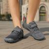 imageKUBUA Kids Barefoot Shoes Boys Girls Sneakers Naturally Splay Shoes Toddler Little Big KidC Grey