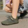 imageKUBUA Kids Barefoot Shoes Boys Girls Sneakers Naturally Splay Shoes Toddler Little Big KidC Khaki